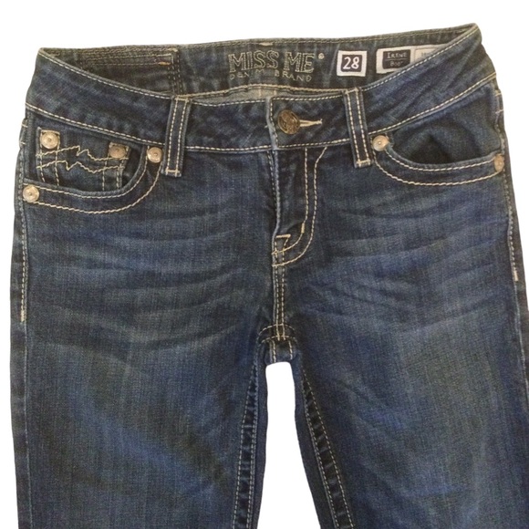 Miss me Irene Boot Cut Denim Jeans Size 28 - Picture 2 of 14